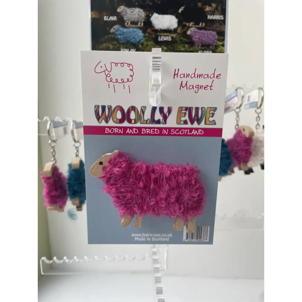 Woolly Ewe Magnet - Flora - Scottish Home