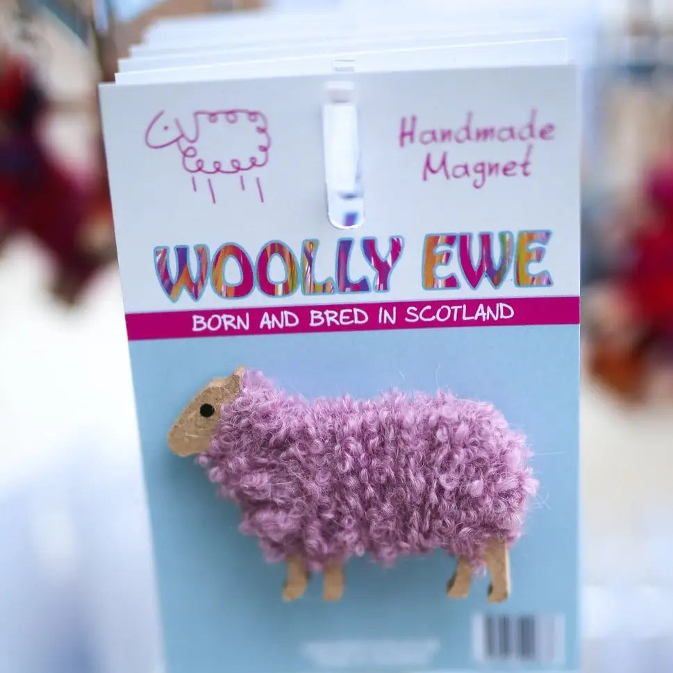 Woolly Ewe Magnet - Scottish Home