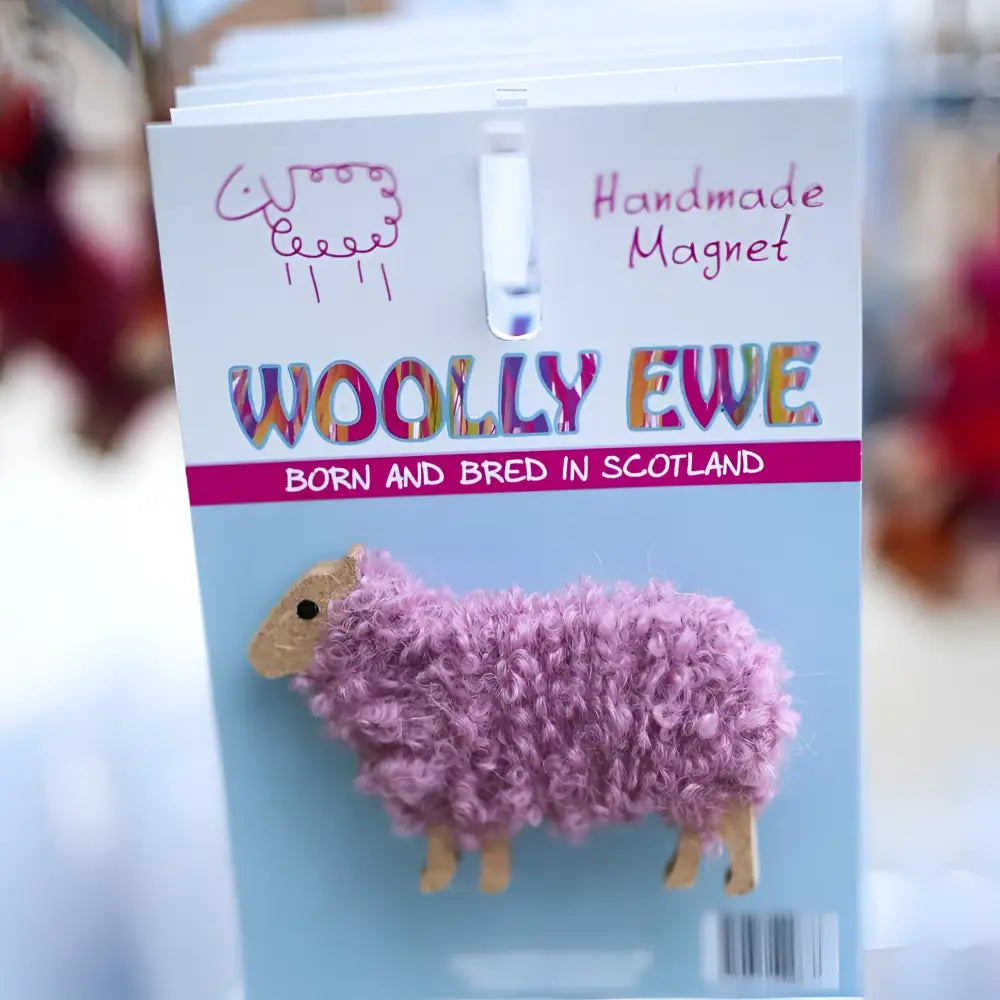 Woolly Ewe Magnet - Scottish Home