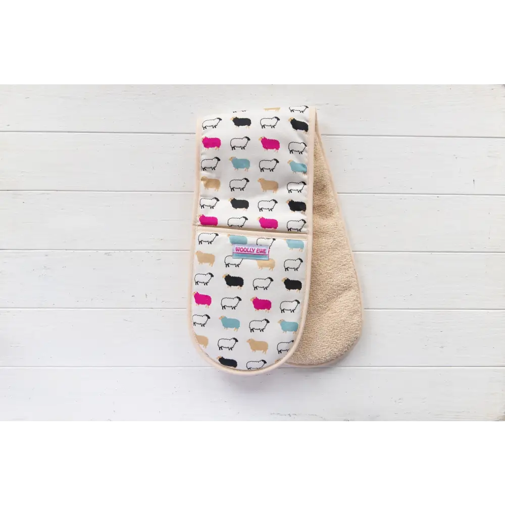 Woolly Ewe Oven Mitts - Scottish Home
