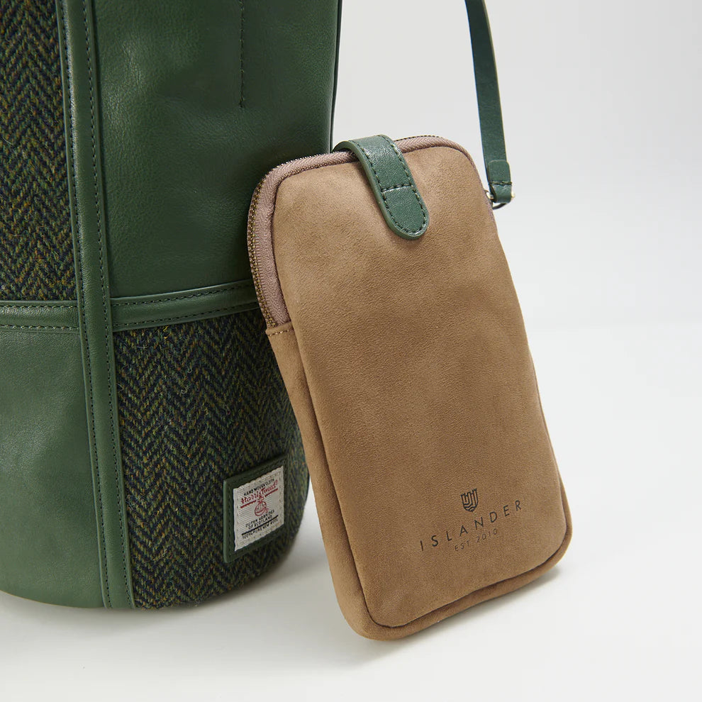 Harris Tweed & Leather Orlagh Bucket