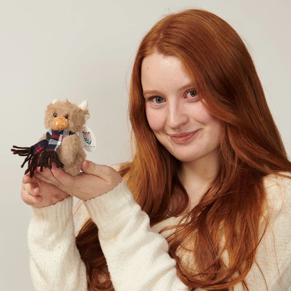 Angus The Highland Cow Key Ring