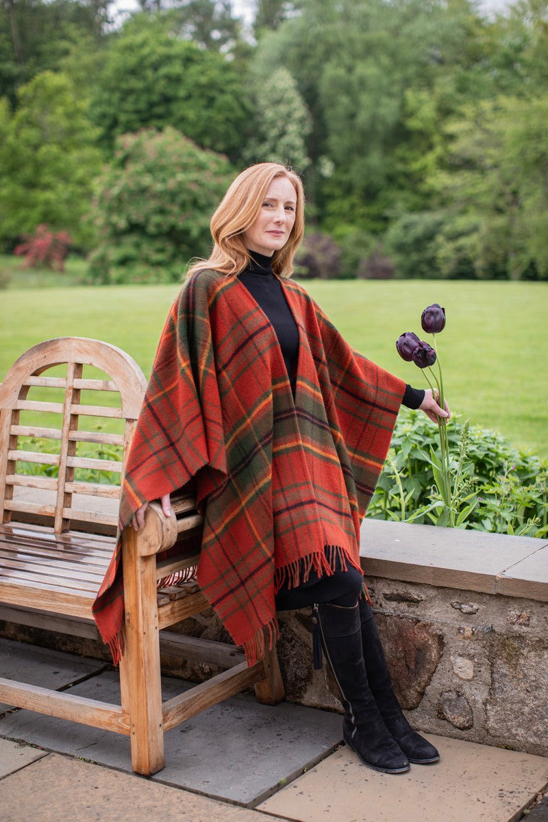 Autumn Woodlands Walk Tartan Serape