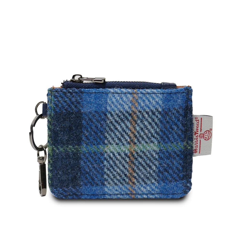 Card Zip Wallet in Harris Tweed