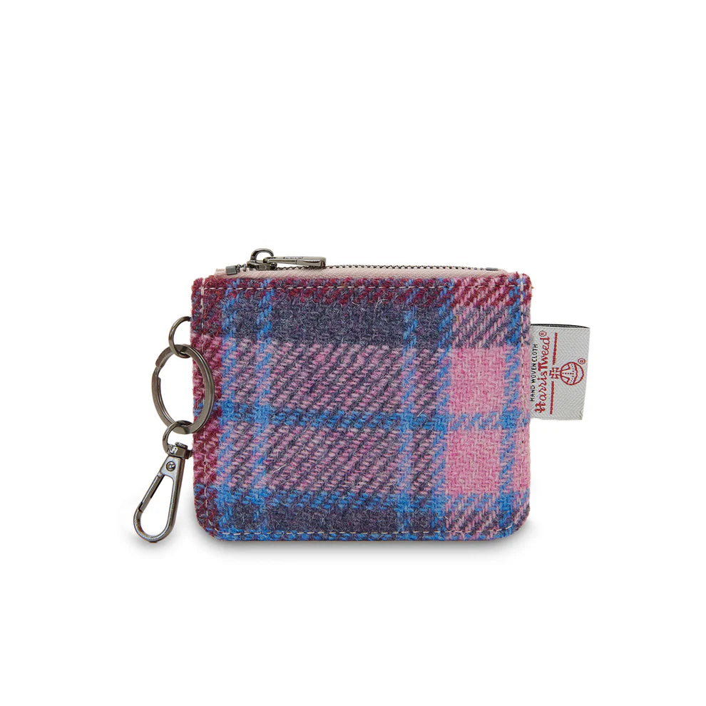 Card Zip Wallet in Harris Tweed