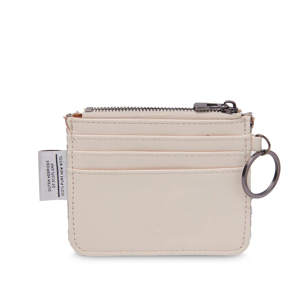 Card Zip Wallet in Harris Tweed