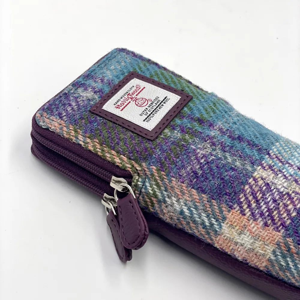 Double Glasses Sleeve in Harris Tweed
