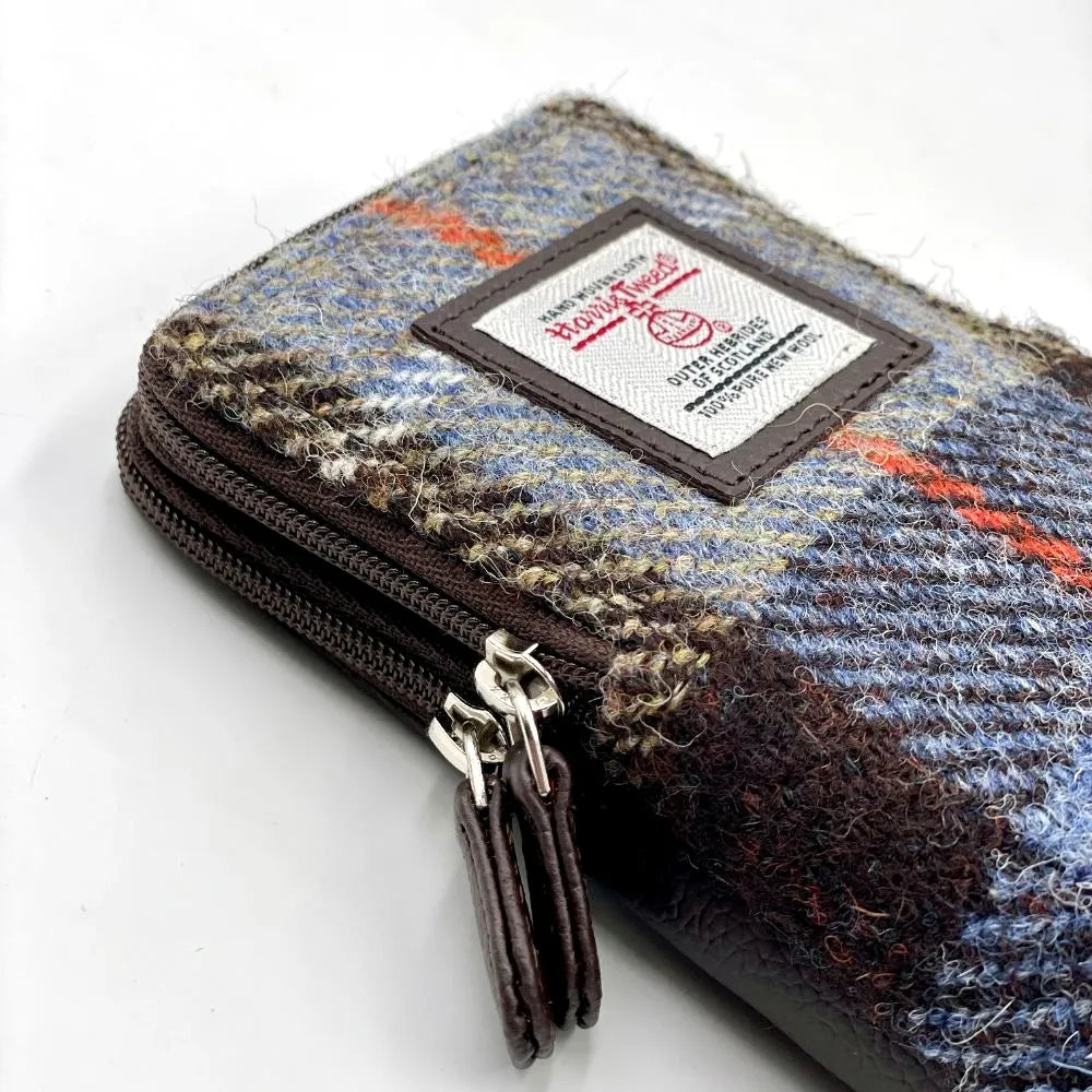 Double Glasses Sleeve in Harris Tweed