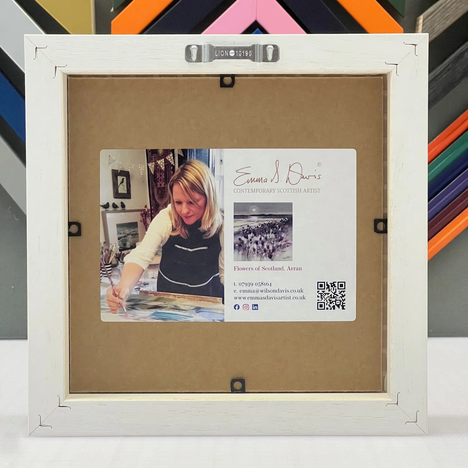 'Flower of Scotland, Arran' Framed Tile