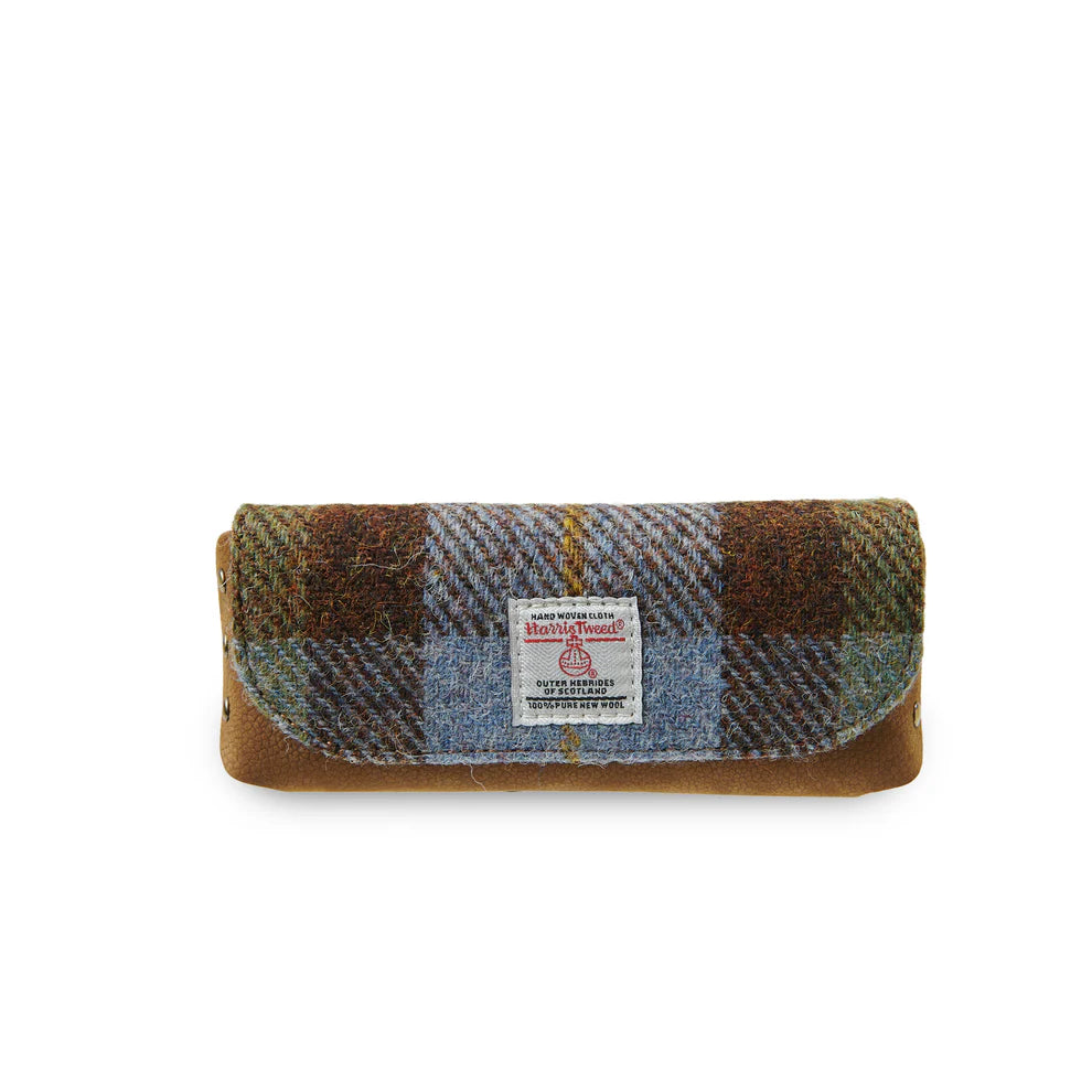 Glasses Case in Harris Tweed & Leather