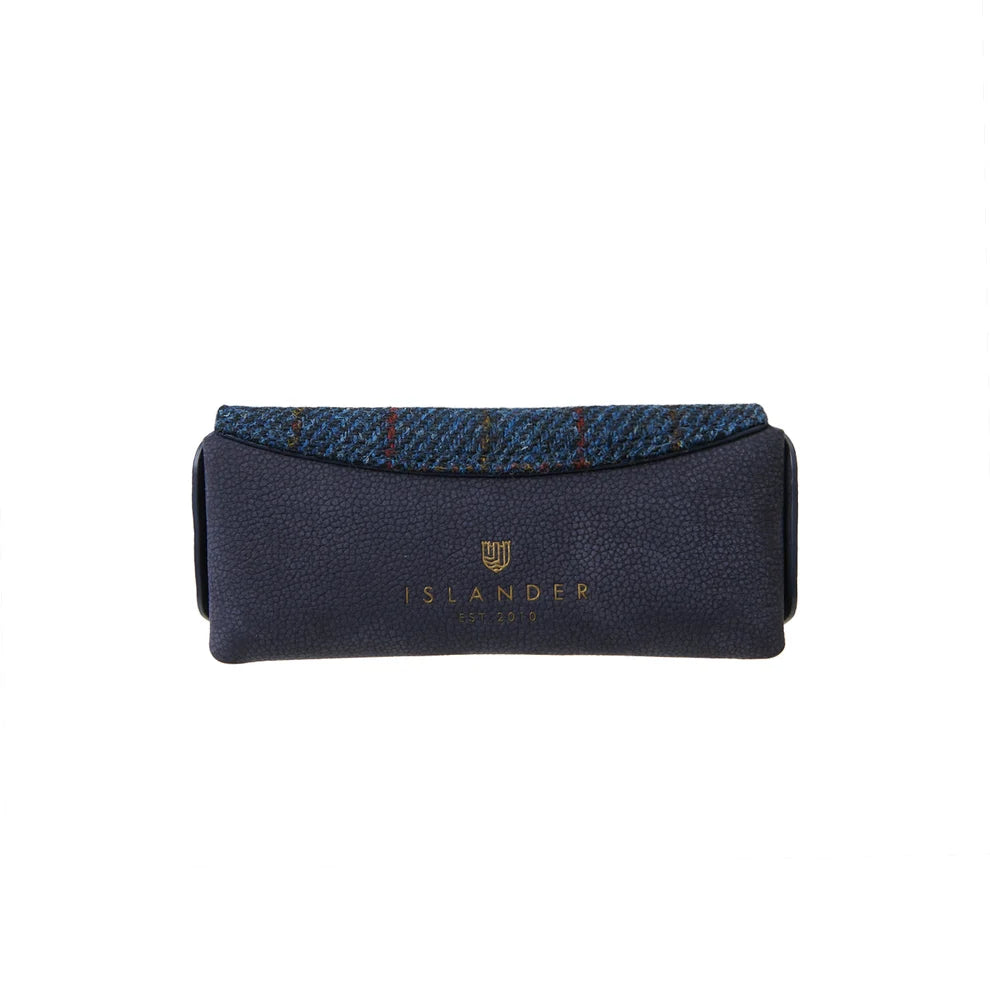 Glasses Case in Harris Tweed & Leather