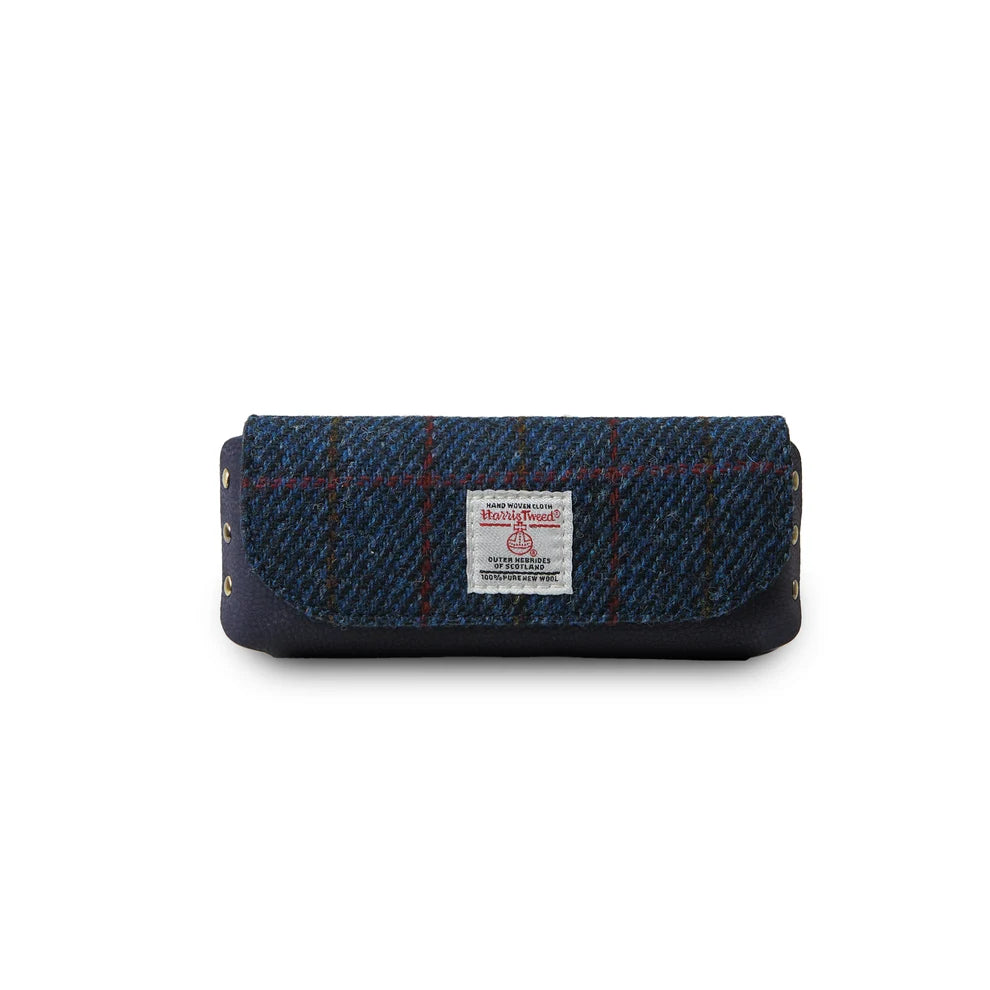 Glasses Case in Harris Tweed & Leather