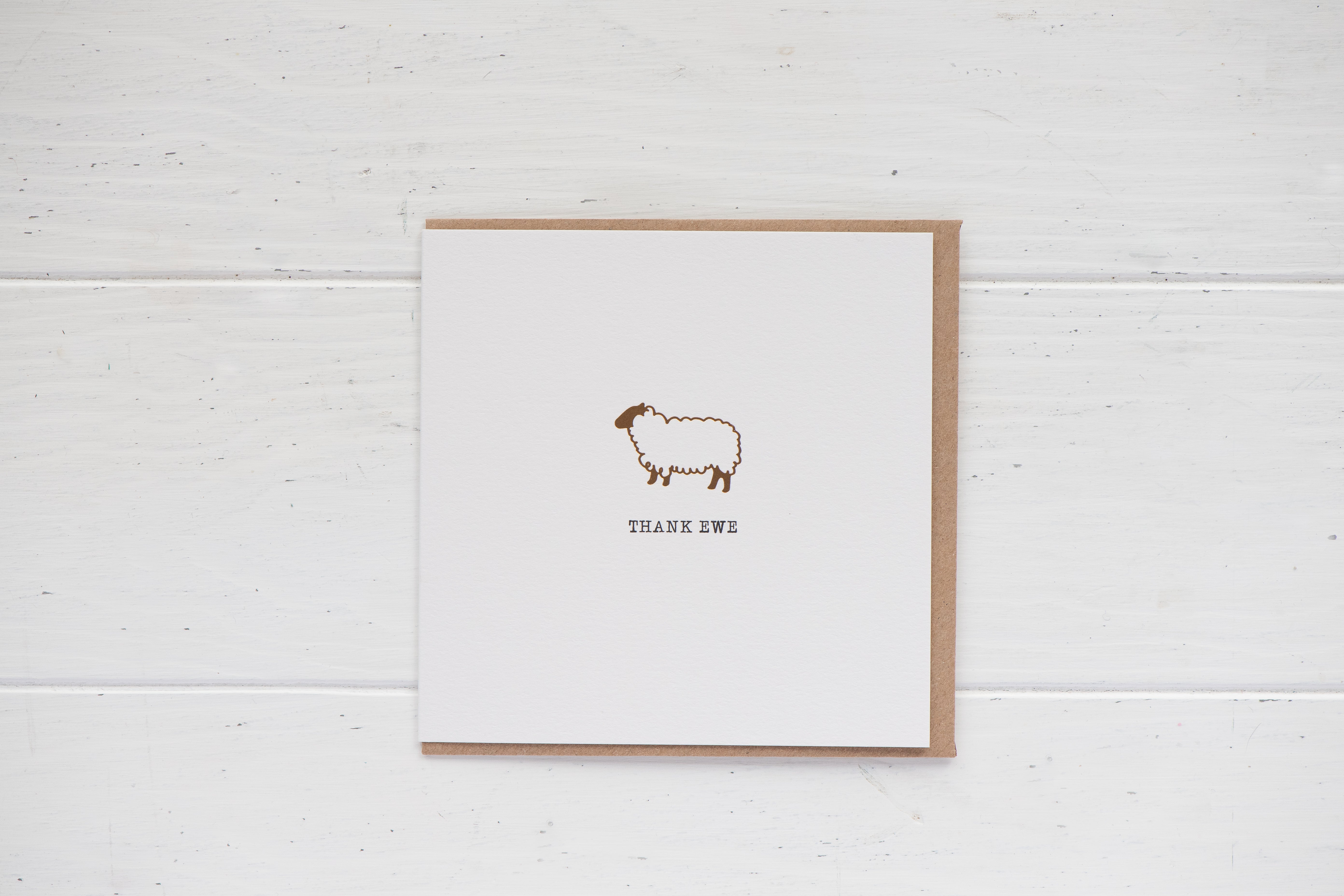 Thank Ewe Card