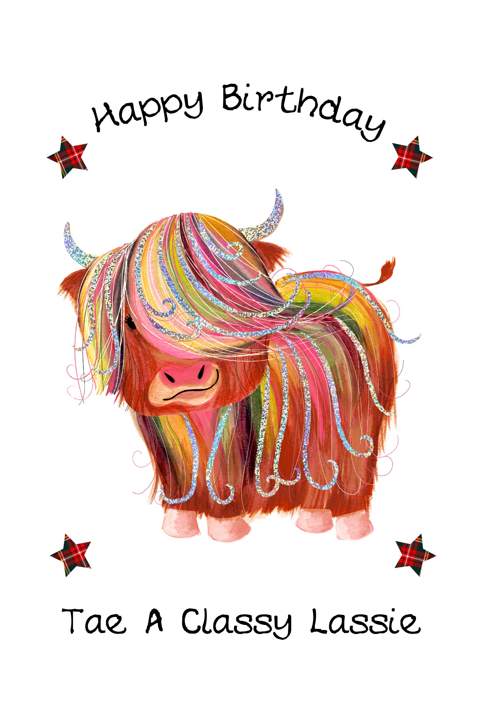 Happy Birthday Classy Lassie Card