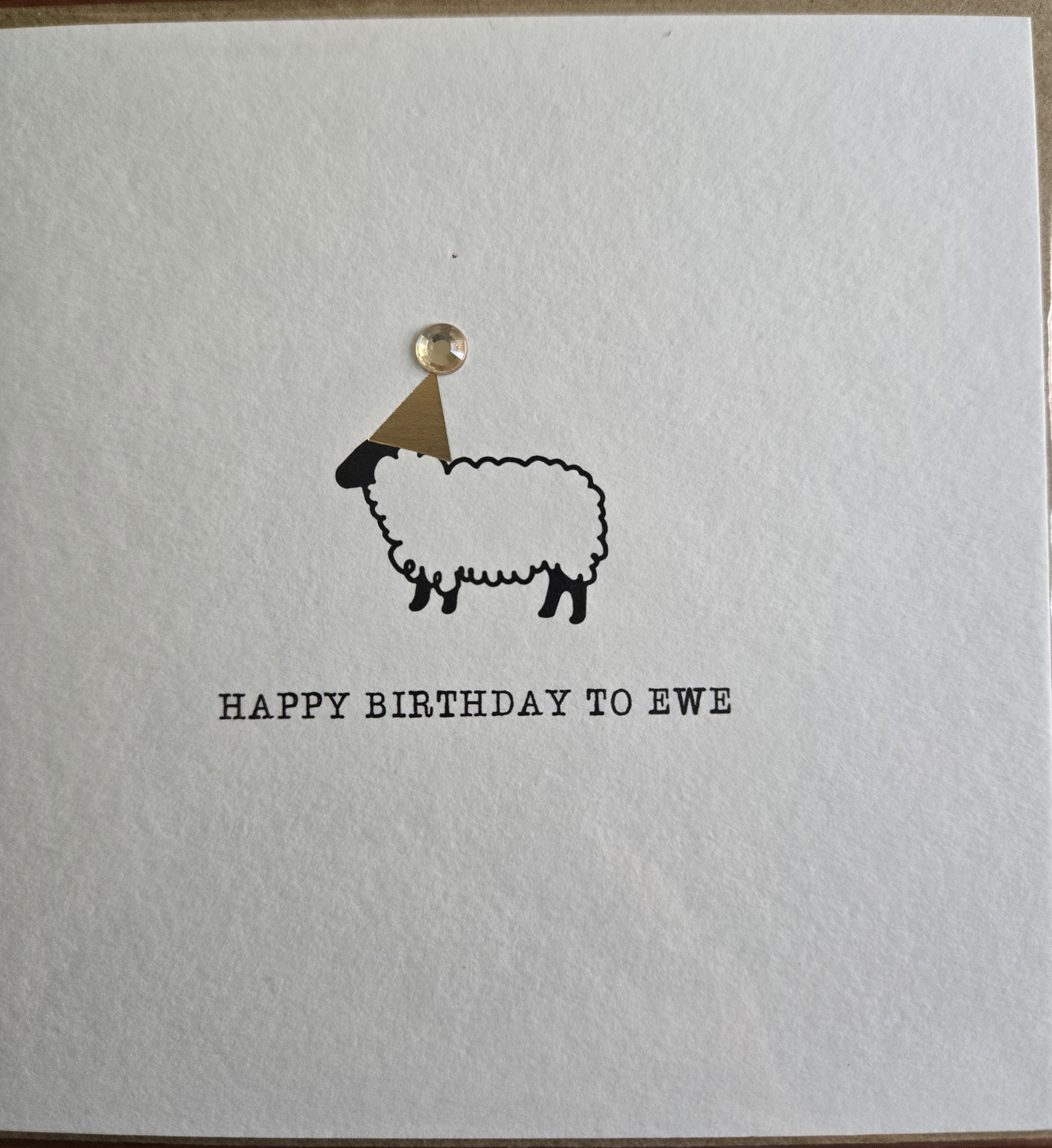 Happy Birthday to Ewe Card