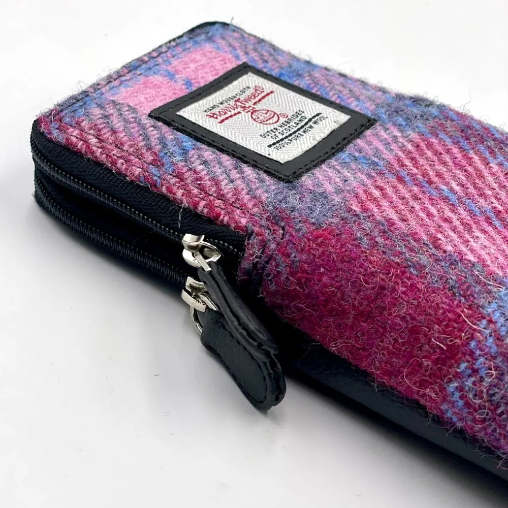 Double Glasses Sleeve in Harris Tweed