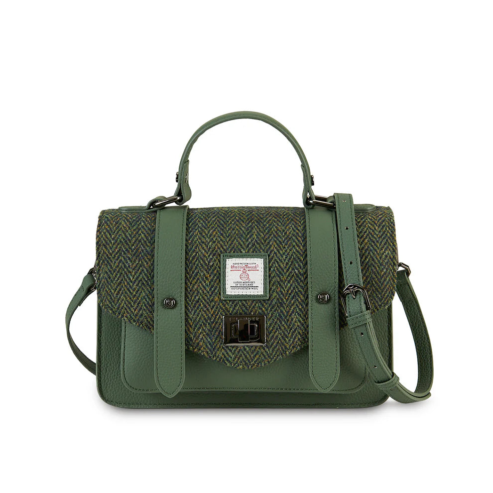 Harris Tweed & Leather Mini Satchel