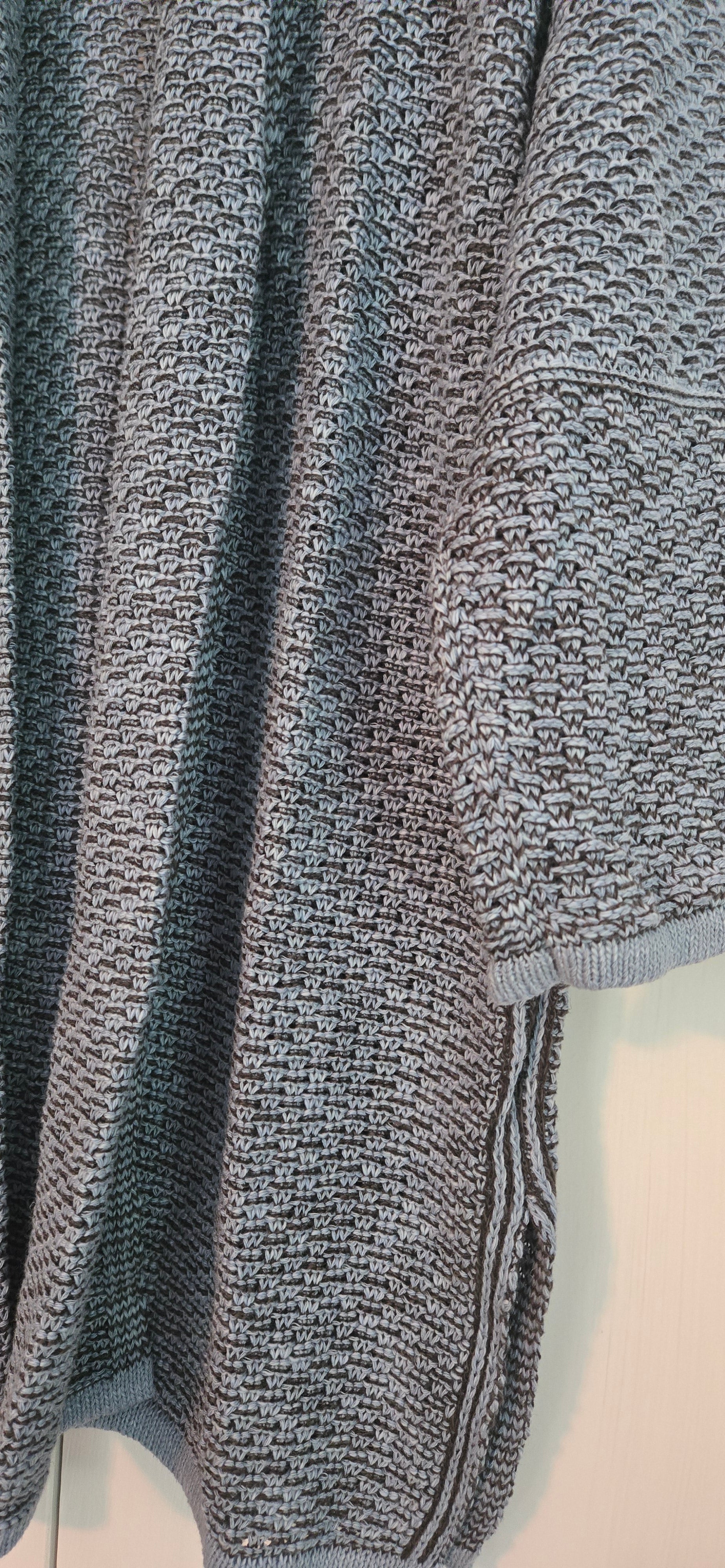 Long Crail Cardigan in Sleet