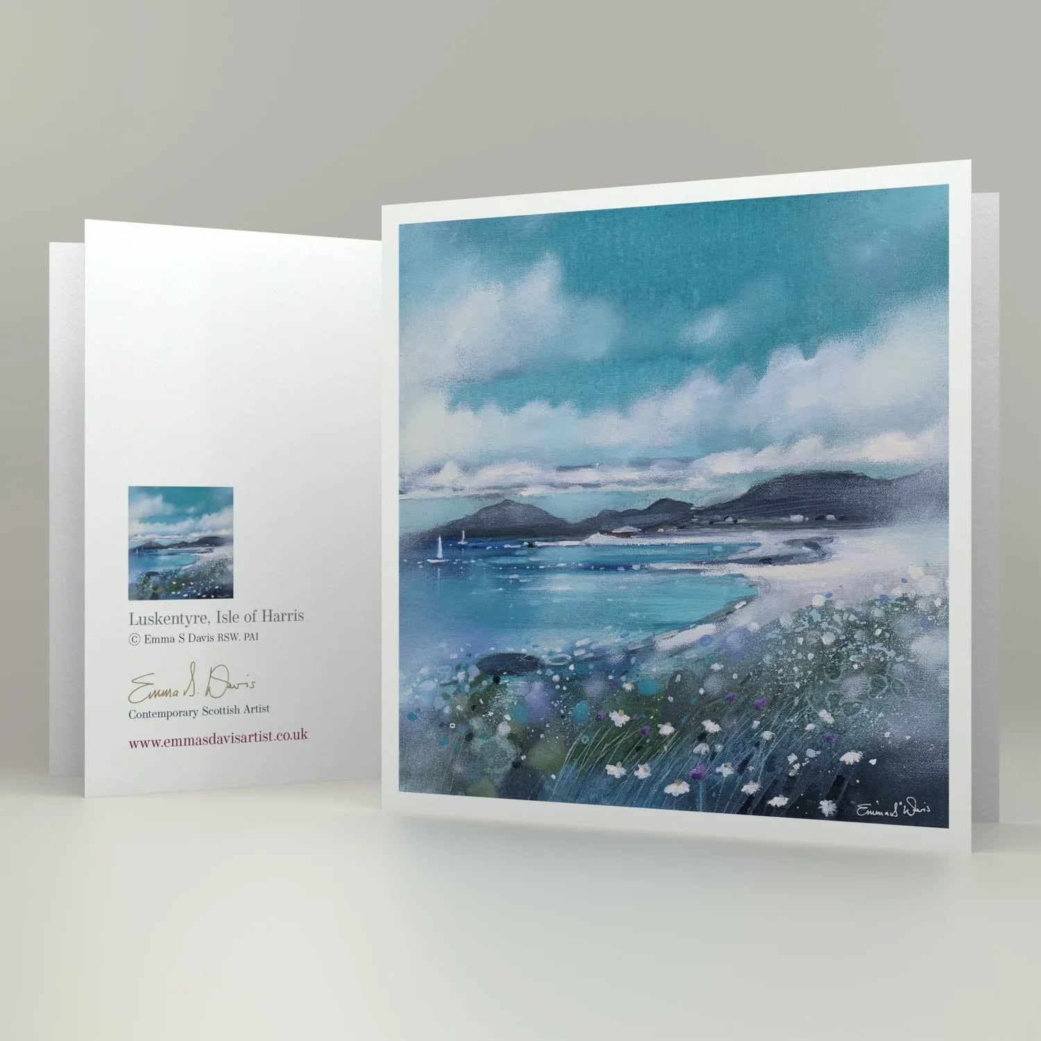 Greeting Card 'Luskentyre, Isle of Harris'