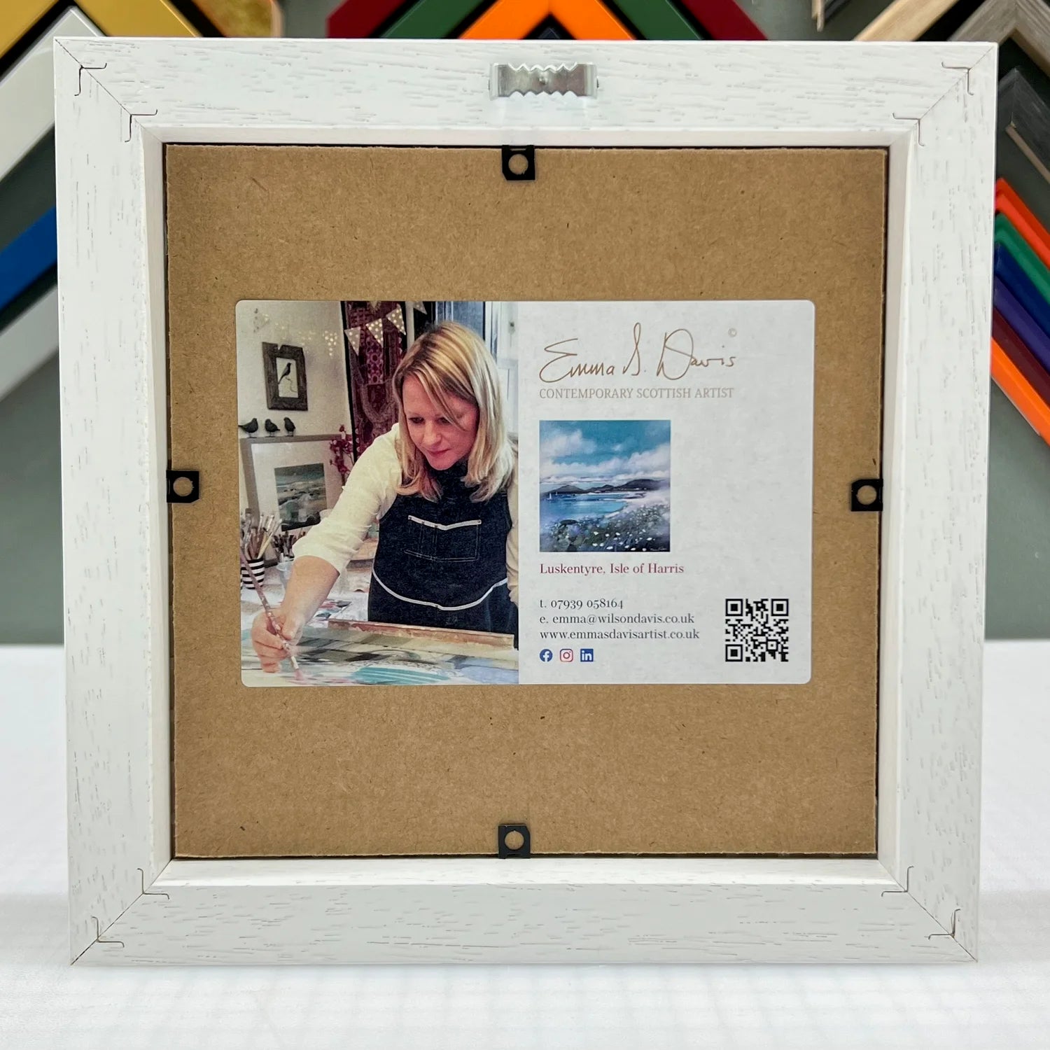 'Luskentyre, Isle of Harris' Framed Tile