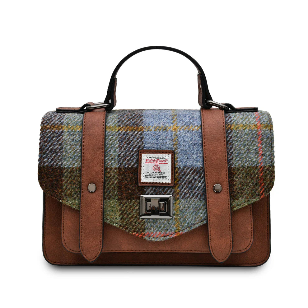 Harris Tweed & Leather Mini Satchel