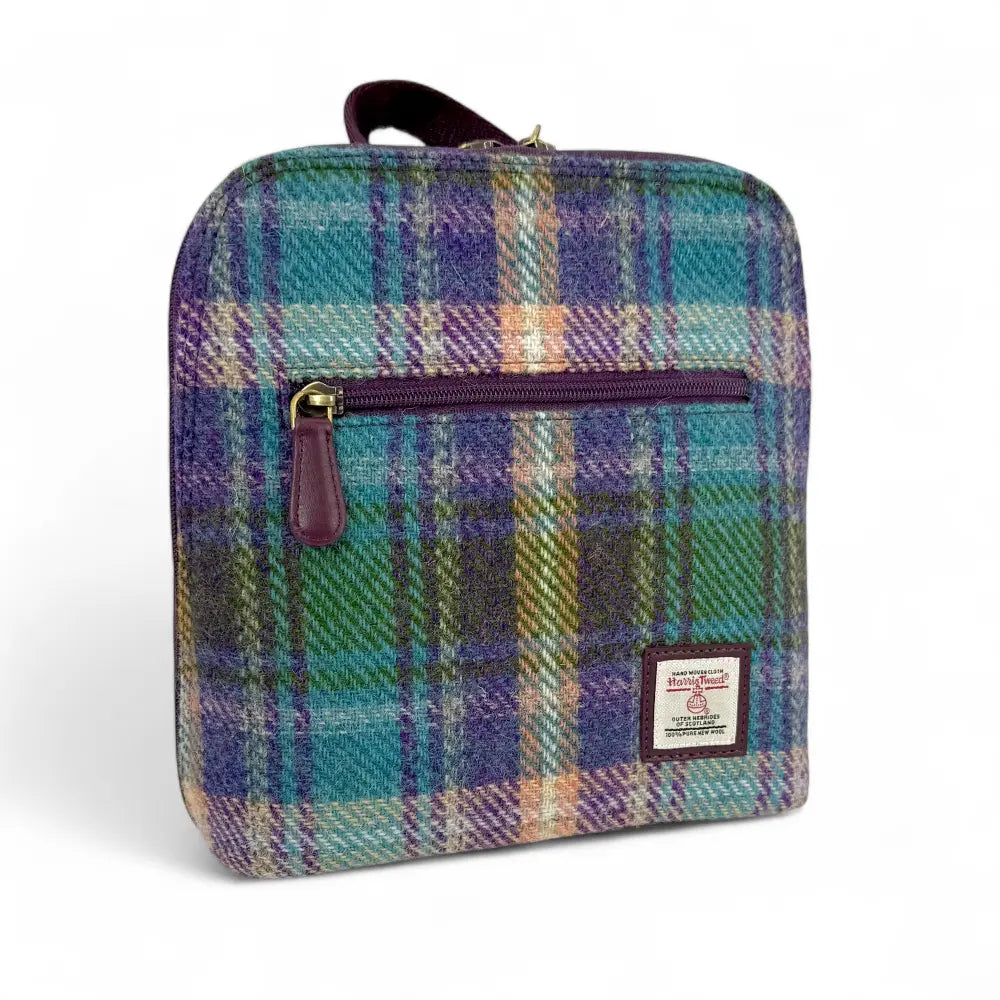 Mini Backpack in Harris Tweed
