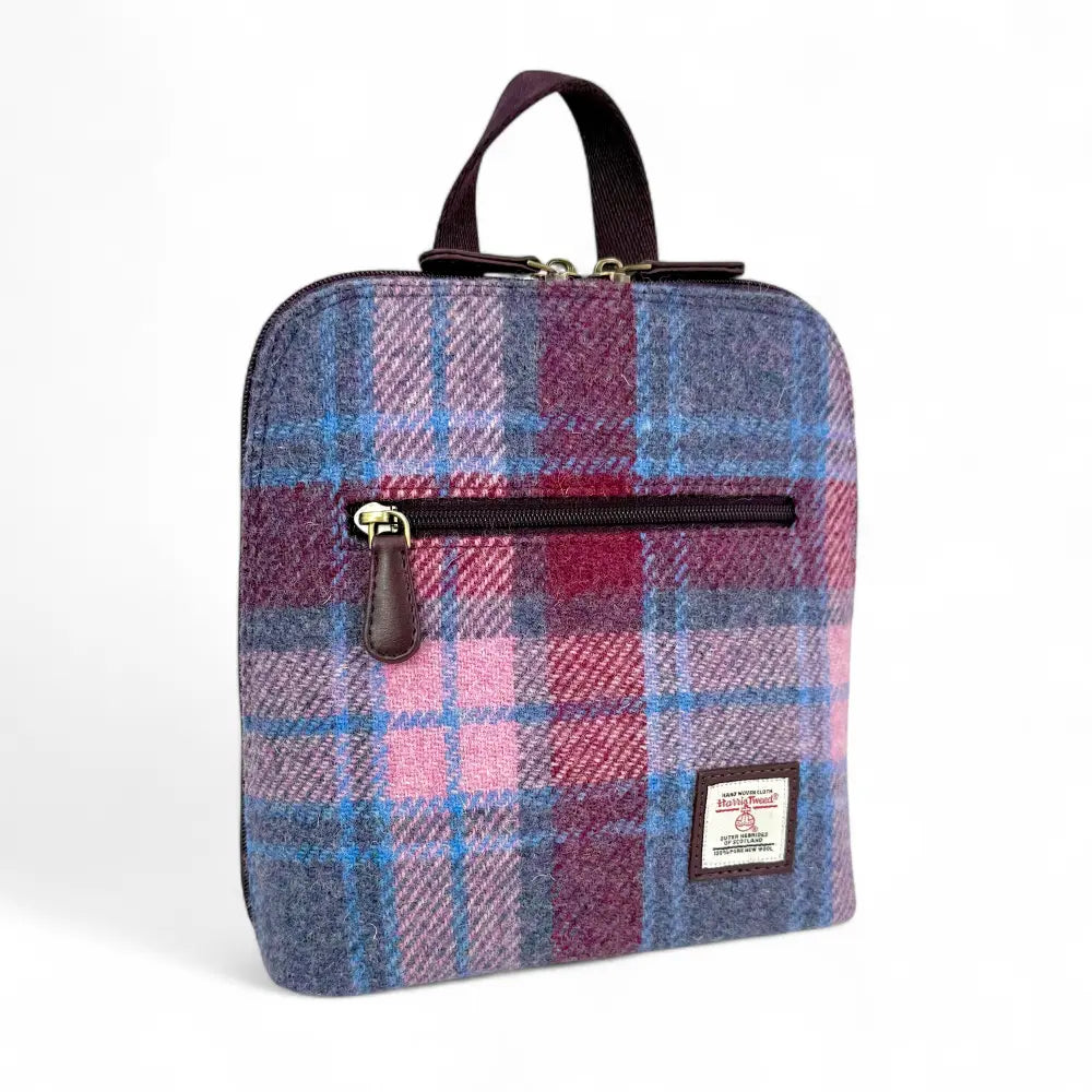 Mini Backpack in Harris Tweed