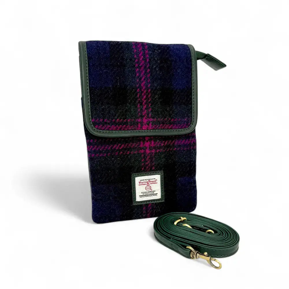 Mini Cross Body Bag in Harris Tweed