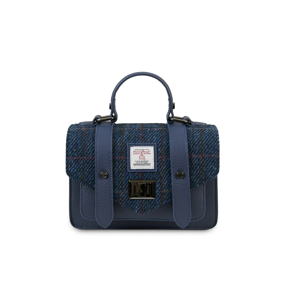 Harris Tweed & Leather Mini Satchel