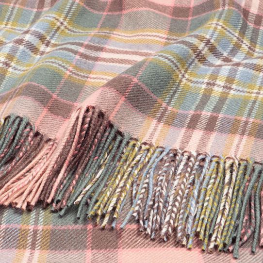 Serape in Dundee Rose Tartan