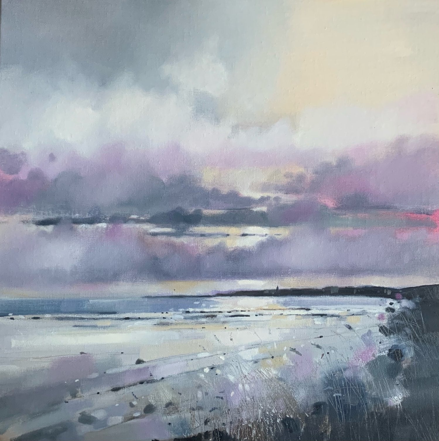 Greeting Card 'Sunrise, West Sands, St Andrews