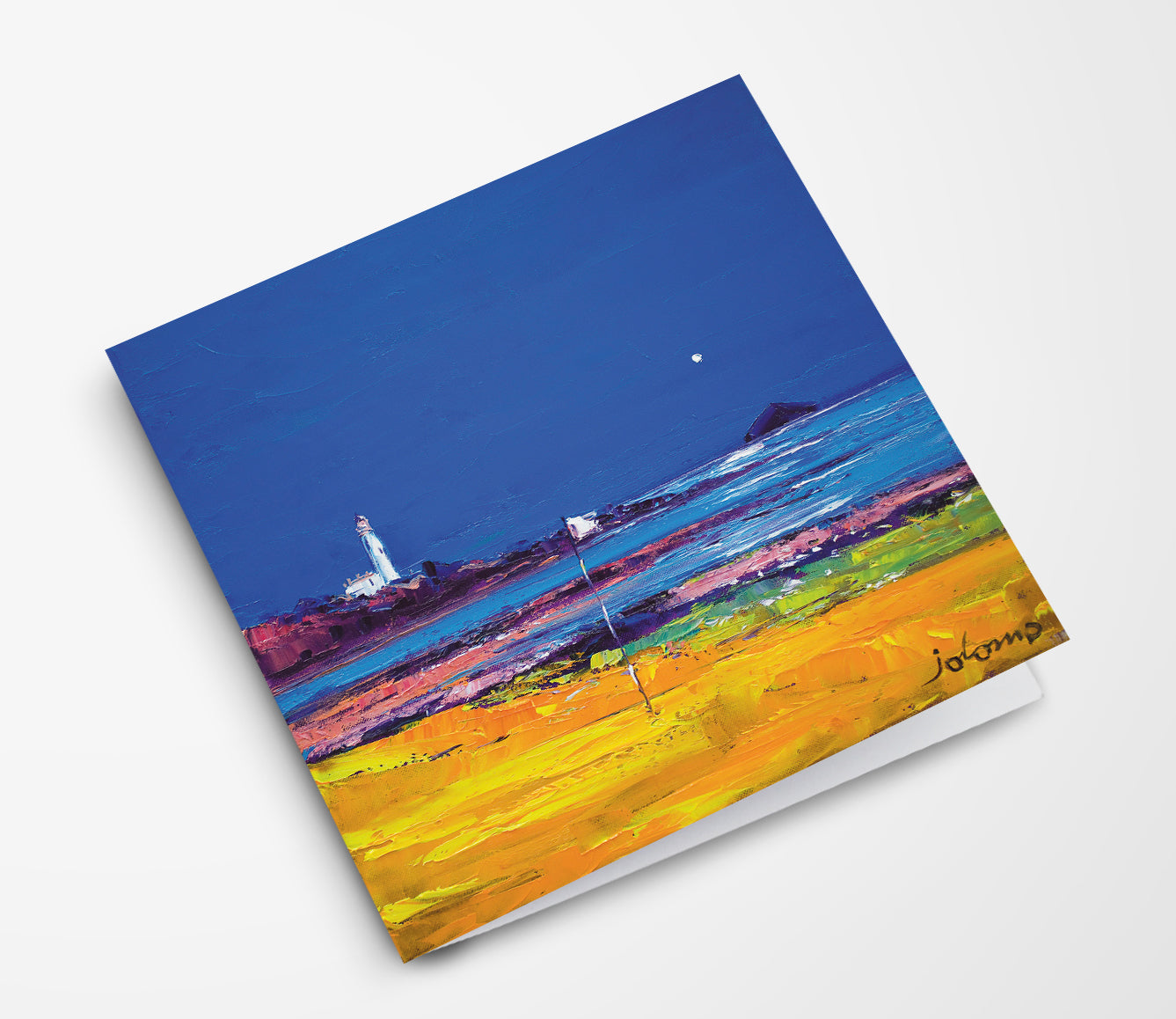 The Moon Over Turnberry & Ailsa Craig Card