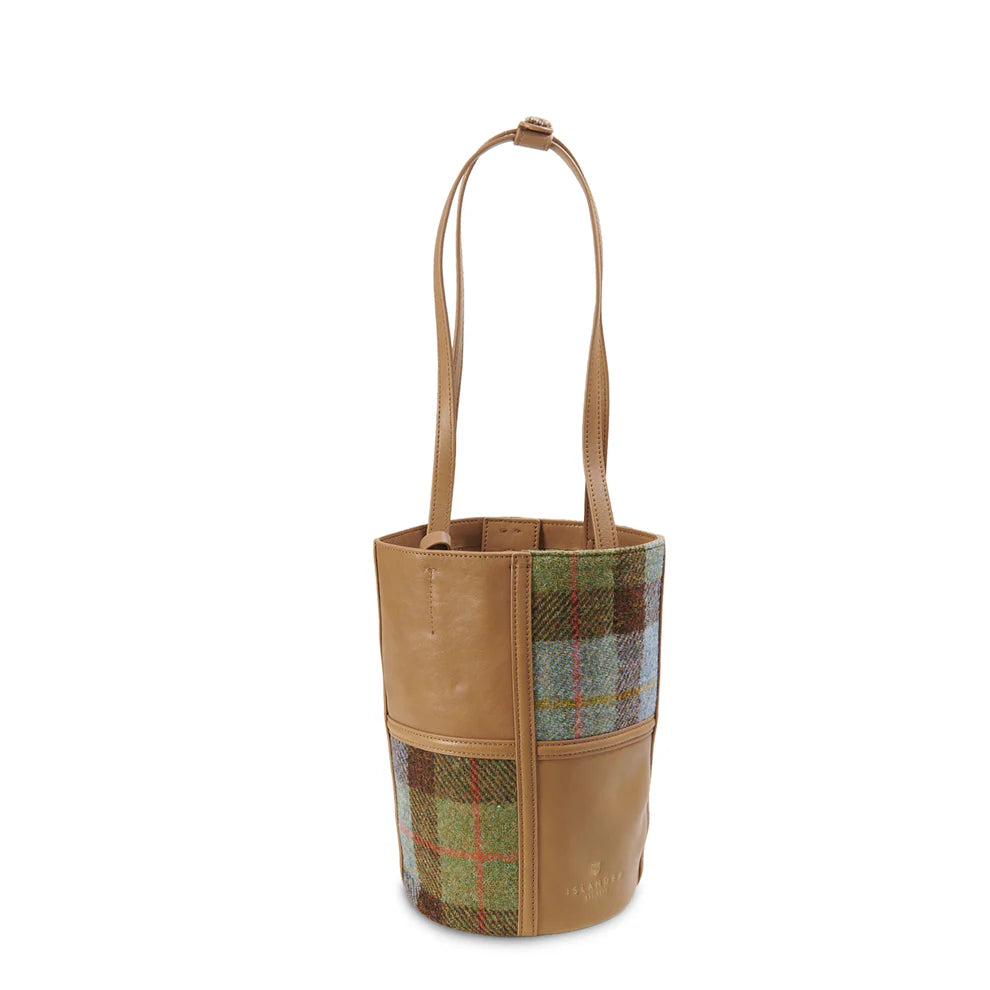 Harris Tweed & Leather Orlagh Bucket
