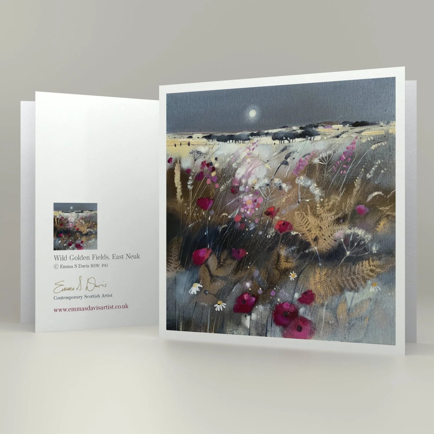 Greeting Card 'Wild Golden Fields, East Neuk'