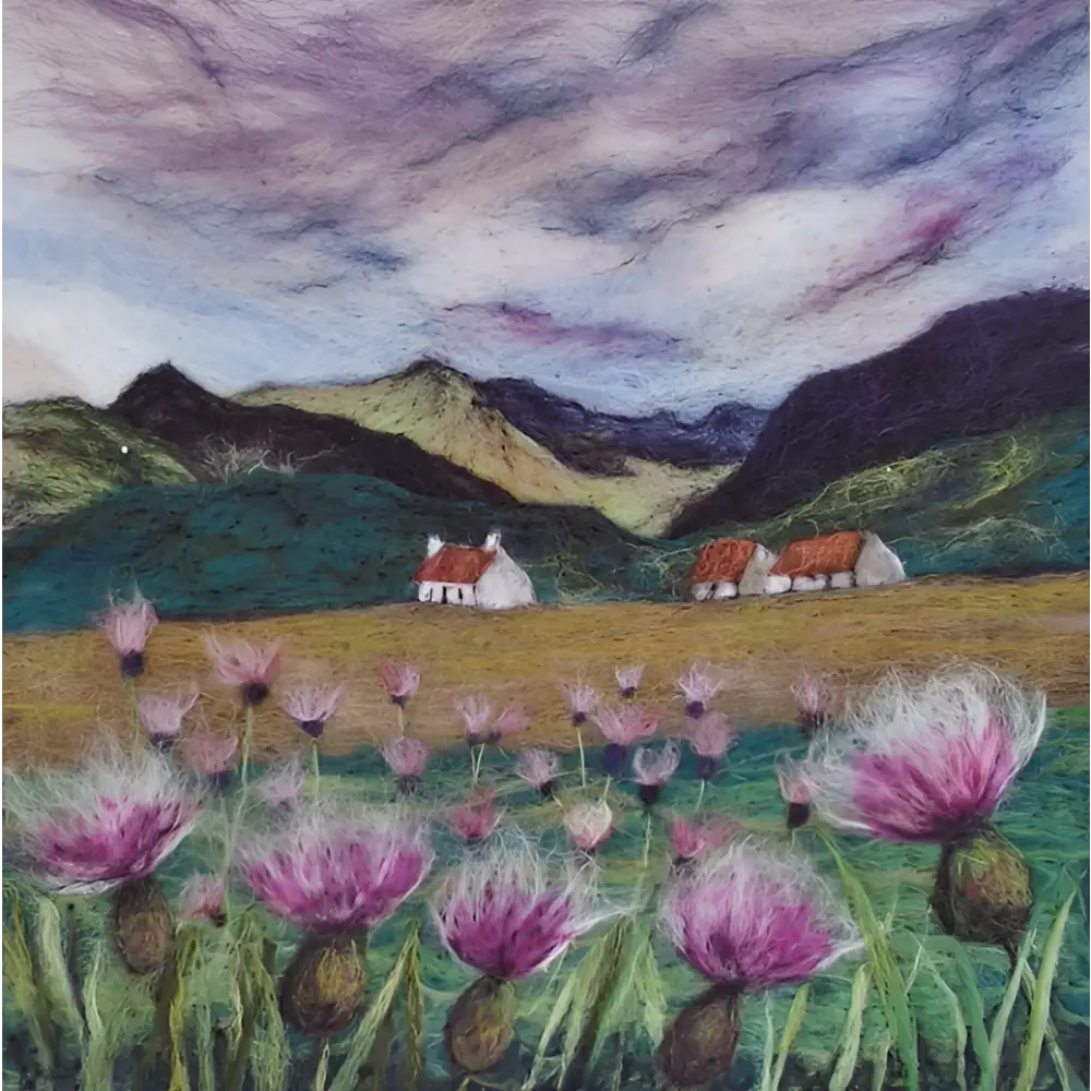 Athnamulloch Thistle Coaster - Scottish Home