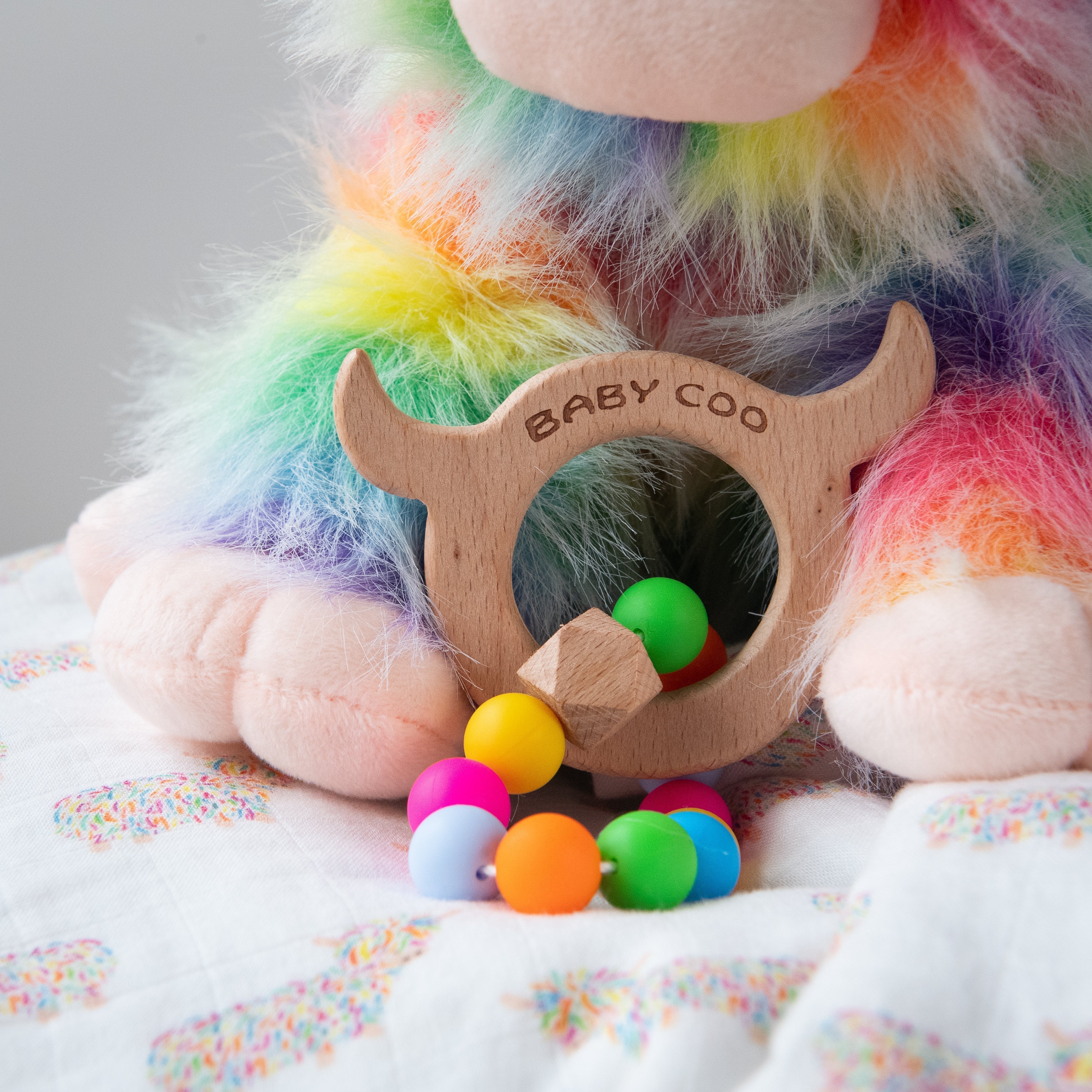 Baby Coo Teething Set | Hairy Coo | Scottish Creations