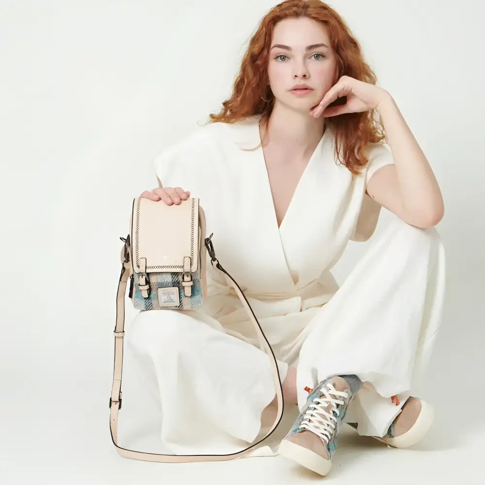 The Baby Jura Crossbody Bag - Harris Tweed