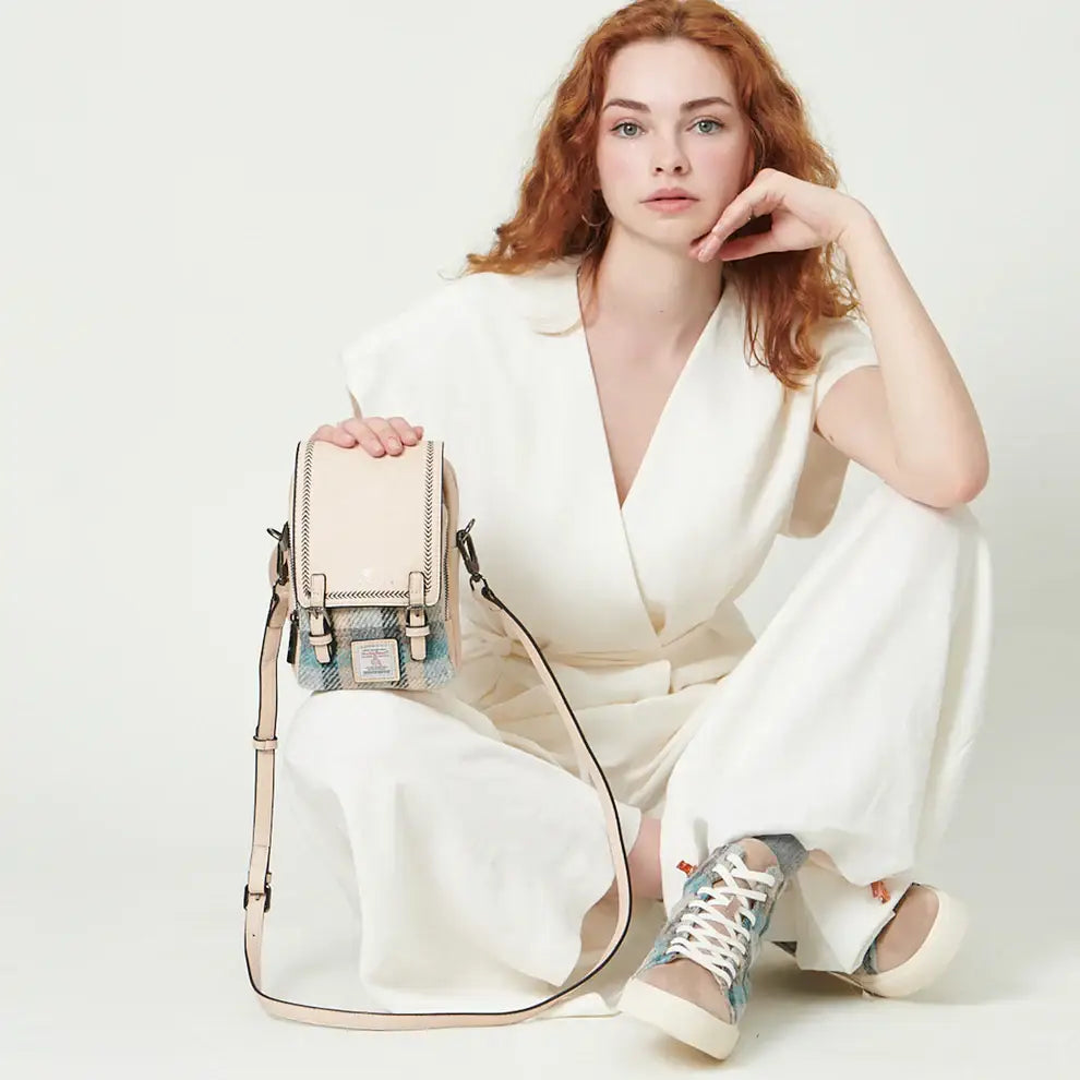 The Baby Jura Crossbody Bag - Harris Tweed
