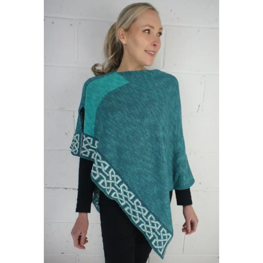 Ballater Silk & Linen Shawl - Spearment - Cosy Essentials
