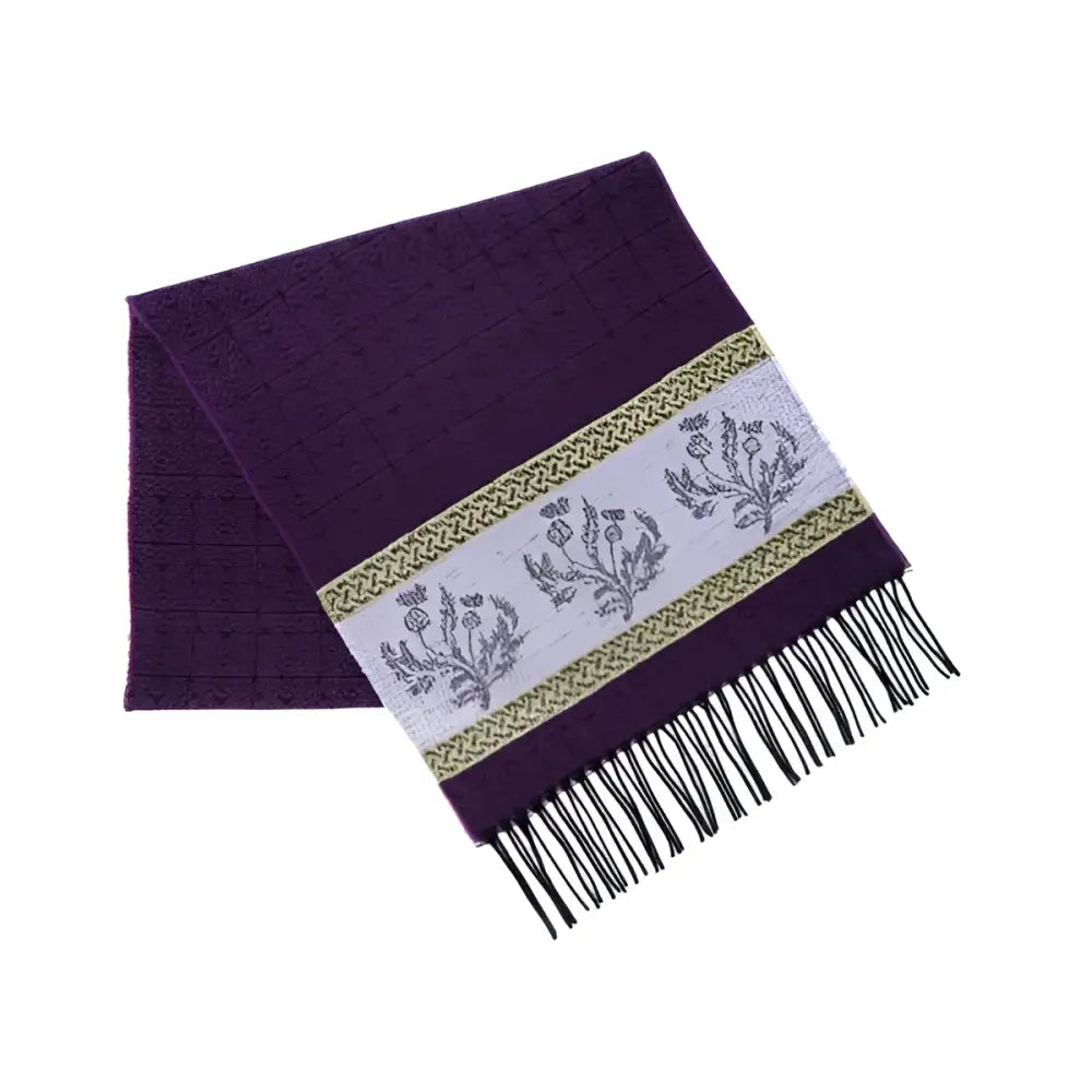 Celtic Alba Thistle Scarf - Cosy Essentials