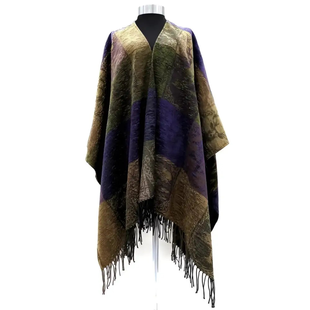 Celtic Stag & Pine Ruanas - Caledonia - Cosy Essentials