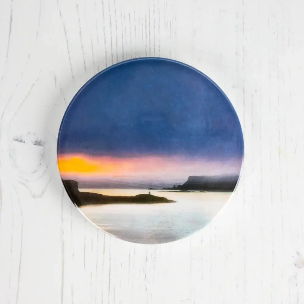 Ceramic Coaster Ardtreck Lighthouse Isle of Skye - Scottish Home