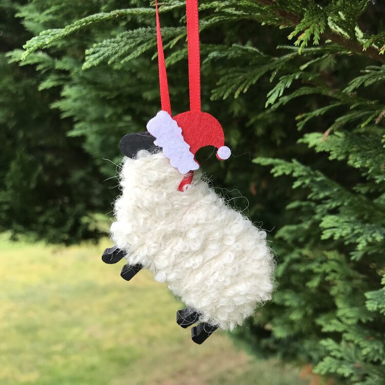 Christmas Hairy Coo Hanging Ornaments | Hairy Coo | Scottish Creations