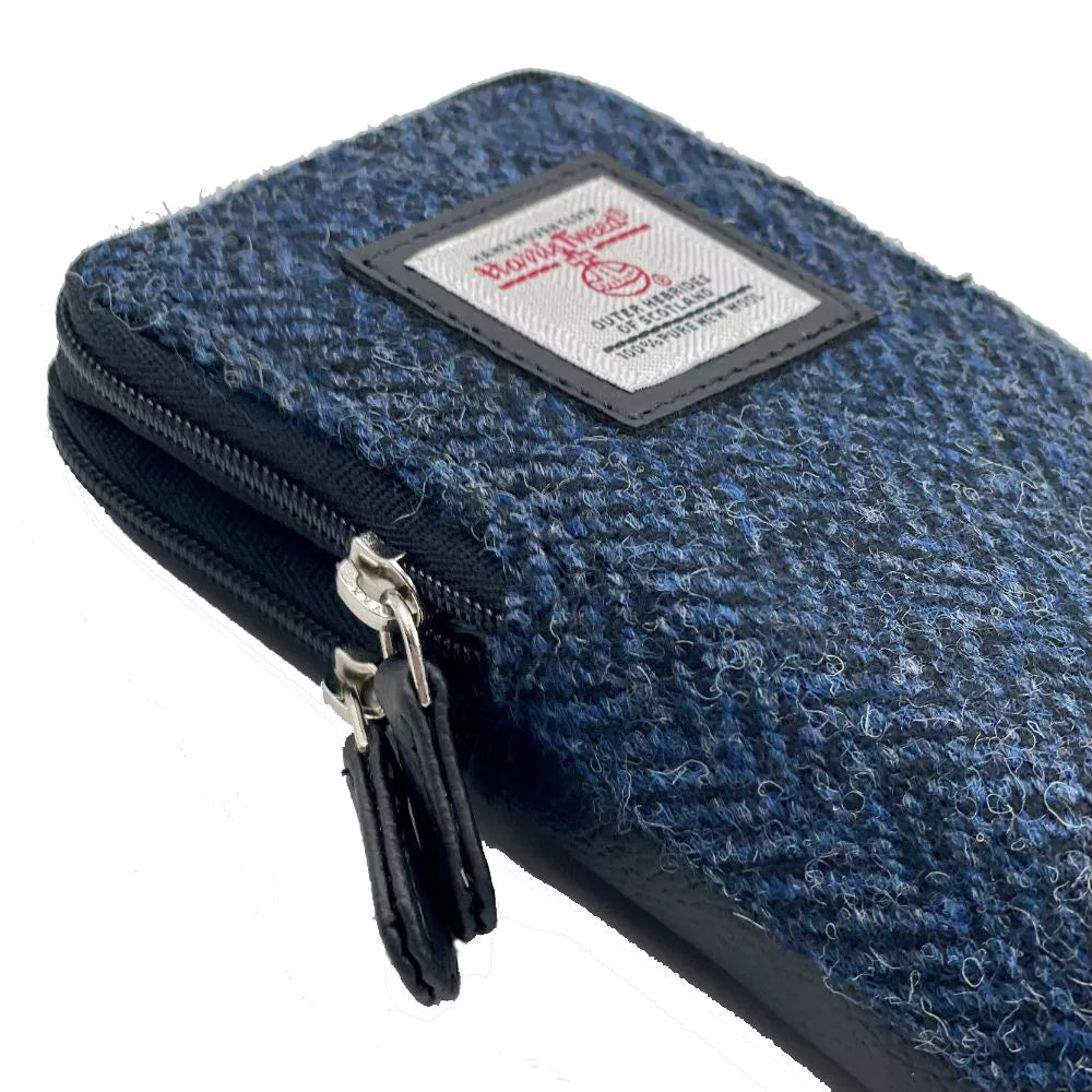 Double Glasses Sleeve in Harris Tweed