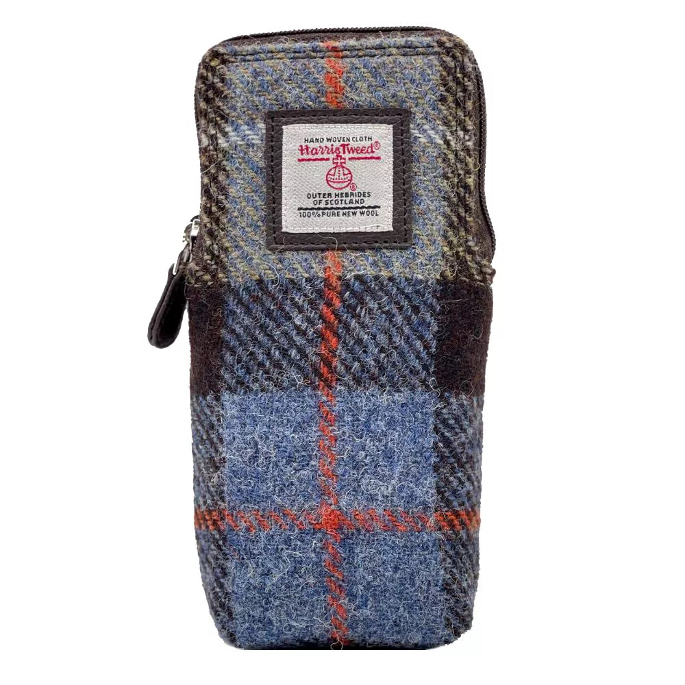 Double Glasses Sleeve in Harris Tweed