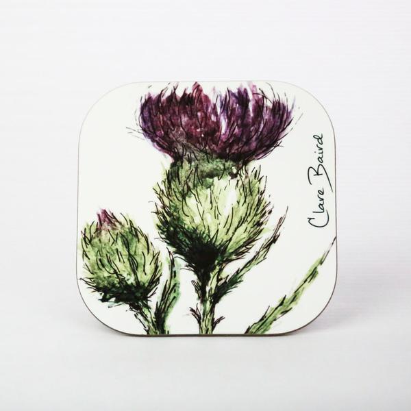 Flower of Scotland Coaster | Clare Baird | Scottish Creations