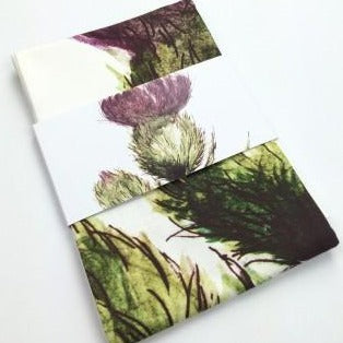 Flower of Scotland Tea Towel | Clare Baird | Scottish Creations