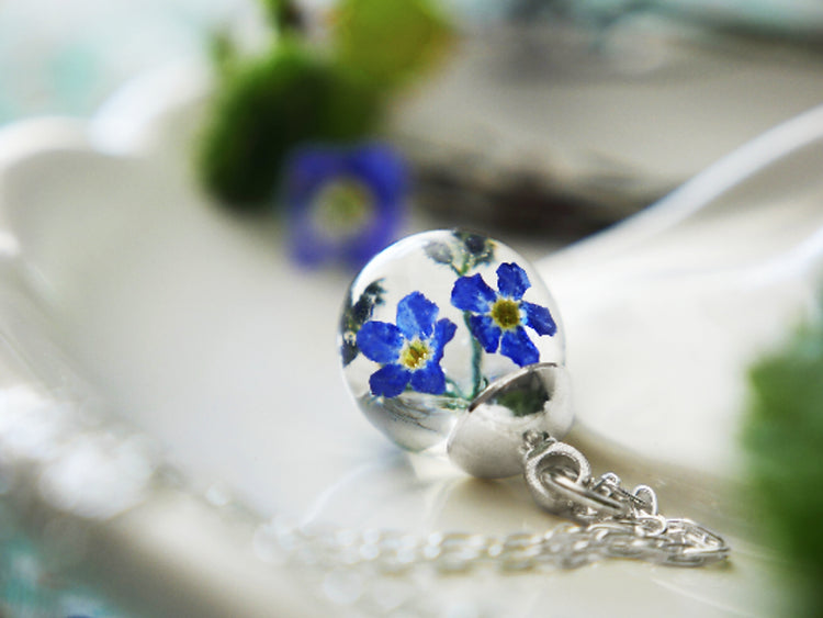 Forget Me Not Necklace | In The Heather | Scottish Creations