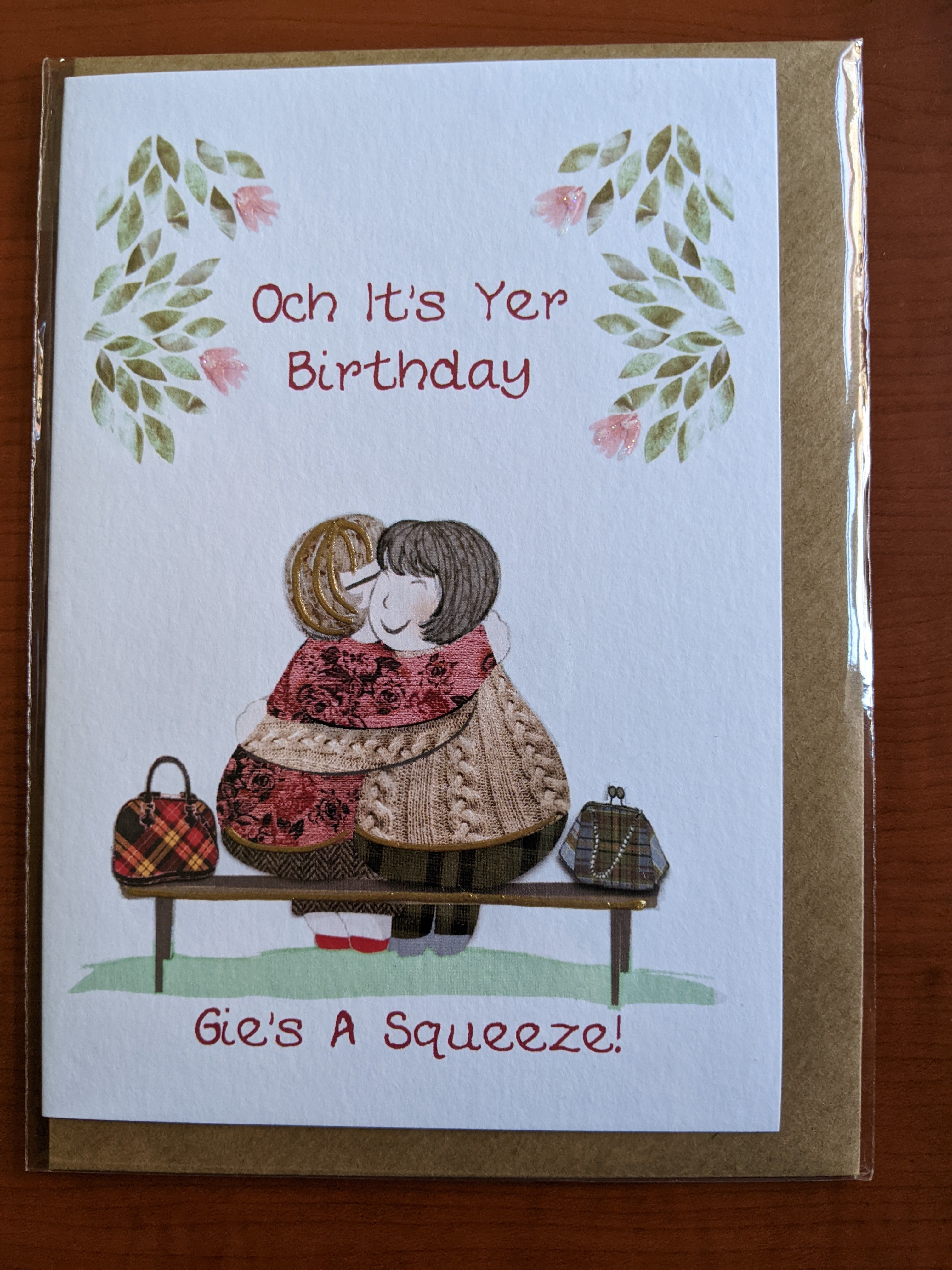 Gies A Squeeze Birthday Card | Wee Wishes | Scottish Creations