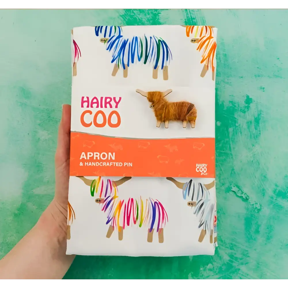 Hairy Coo Apron - Scottish Home